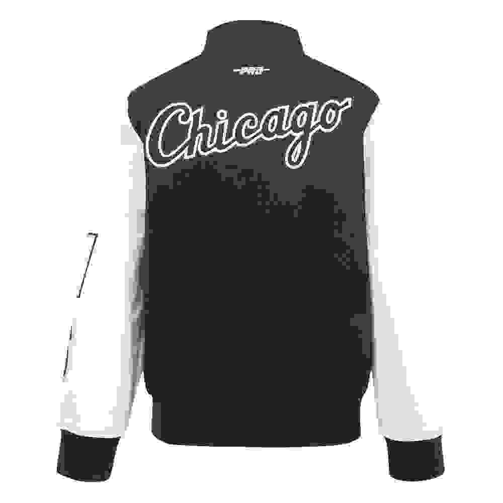 Pro Standard MLB Chicago White Sox Classic Big Boys' Black Wool Varsity Jacket